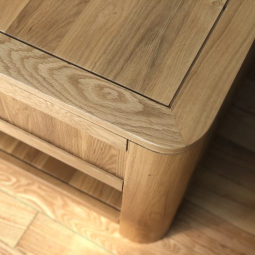 Bàn 2 hộc LOW TABLE - gỗ sồi màu tự nhiên - Hình ảnh 3