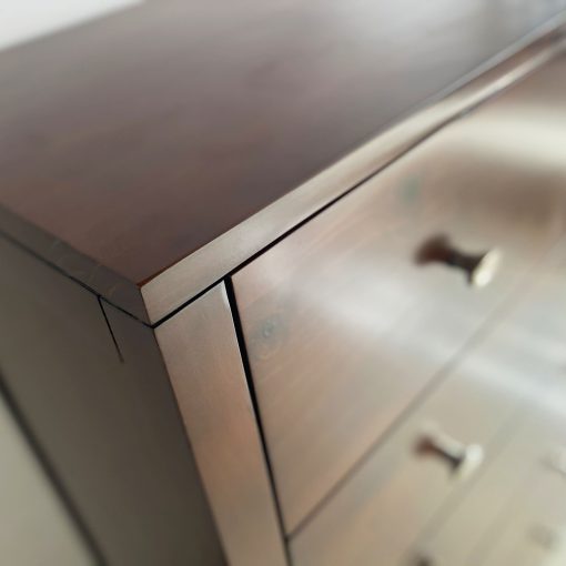 Tủ AUBREY 5 ngăn kéo - Gỗ Thông Radita màu nâu cà phê - Hình ảnh 5