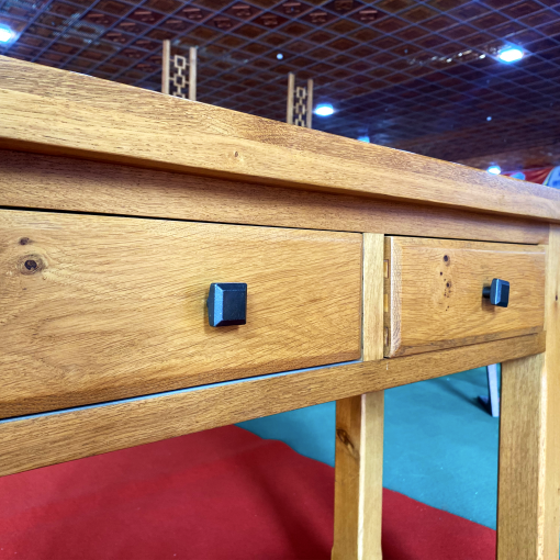 Bàn phấn ERNESTA 2 ngăn kéo – Gỗ sồi màu tự nhiên - Hình ảnh 4