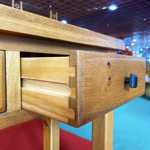 Bàn phấn ERNESTA 2 ngăn kéo – Gỗ sồi màu tự nhiên - Hình ảnh 5