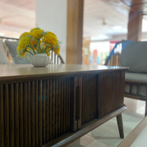Bộ Sofa Greta - Gỗ tần bì đệm màu xám tro - Hình ảnh 5