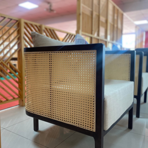 Bộ Sofa VC-084 - Gỗ tần bì màu óc chó - Hình ảnh 5