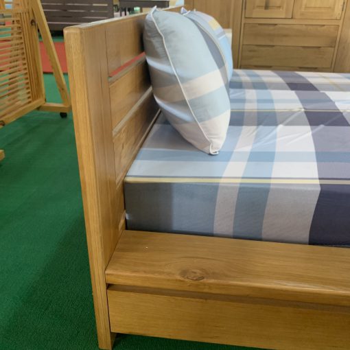 Giường ngủ Elizabeth 1,6m - Gỗ tần bì màu tự nhiên - Hình ảnh 2