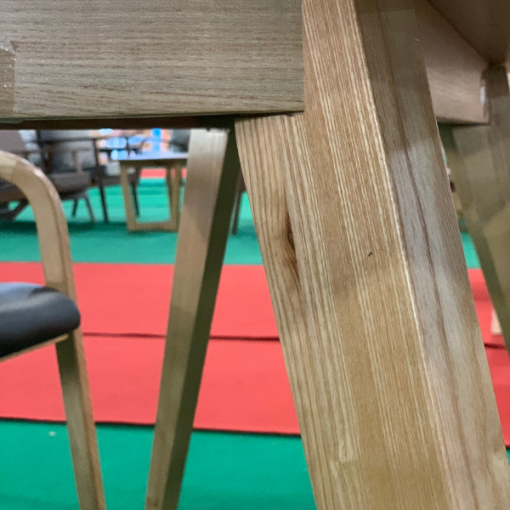 Bộ bàn ăn Joanna - Gỗ tần bì màu nâu - Hình ảnh 6