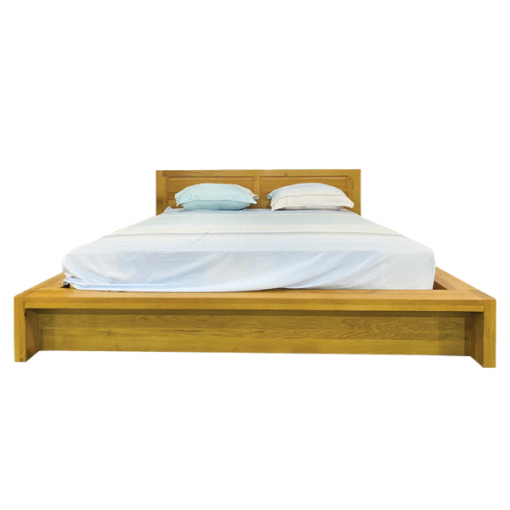Giường ngủ Kami 1,6m - Gỗ sồi trắng màu tự nhiên