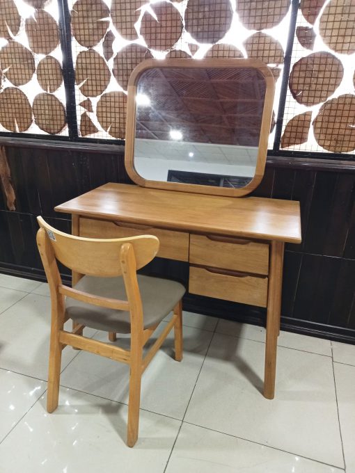 Bàn trang điểm Elle - Gỗ sồi trắng màu tự nhiên - Hình ảnh 6