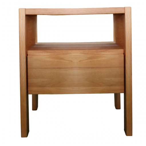 Tủ đầu giường Ledger Gỗ sồi + gỗ cao su + MDF phủ veneer sồi Màu tự nhiên