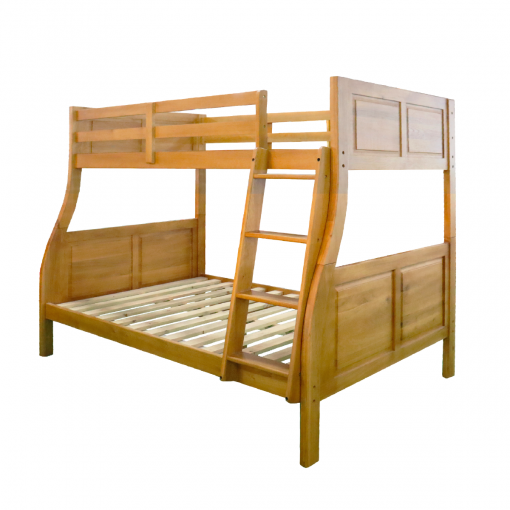Giường tầng số 2 - Gỗ sồi màu tự nhiên