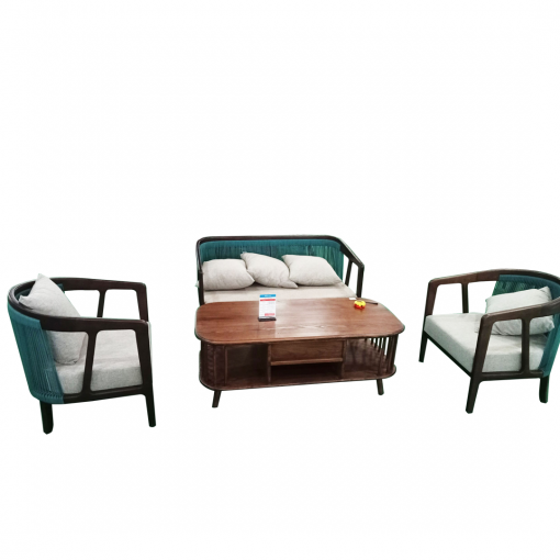 Bộ sofa VC-167 đan dây xanh
