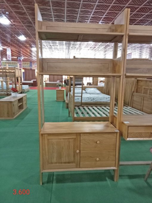 Tủ phối kệ màu tự nhiên