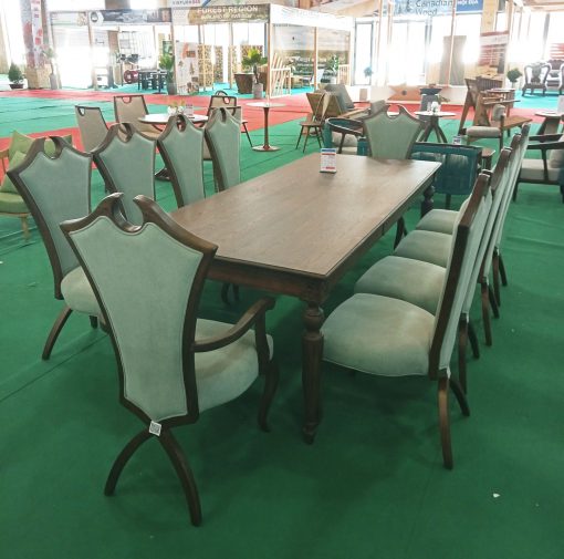 Bộ bàn ăn gỗ tần bì & 10 ghế