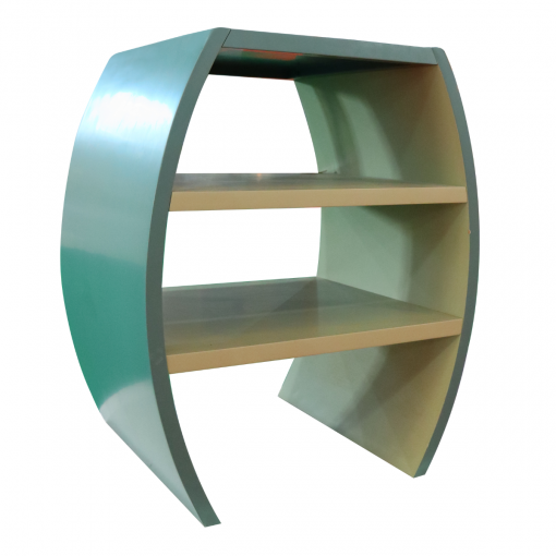 Tủ đầu giường - Màu xanh gỗ và veneer tràm - Hình ảnh 2