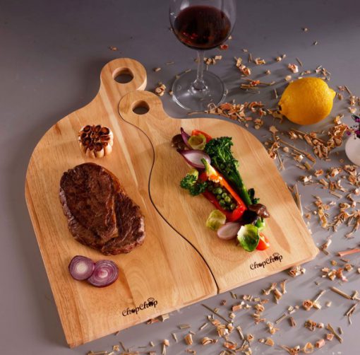 Đôi thớt mẹ con - Gỗ tràm - Hình ảnh 3