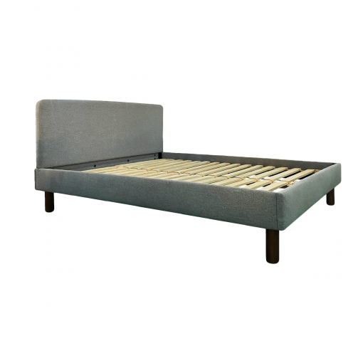 Giường ngủ king Tessa - Gỗ sồi màu xám tự nhiên