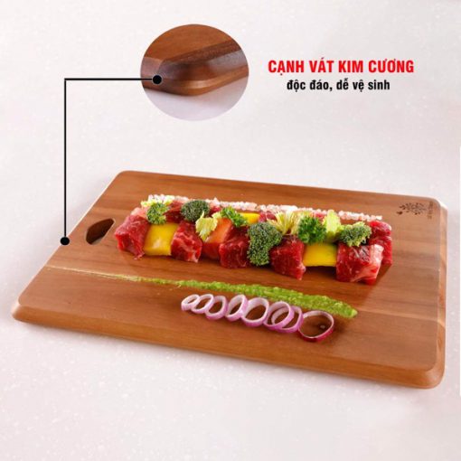 Thớt liễu An khang - Gỗ tràm - Hình ảnh 3
