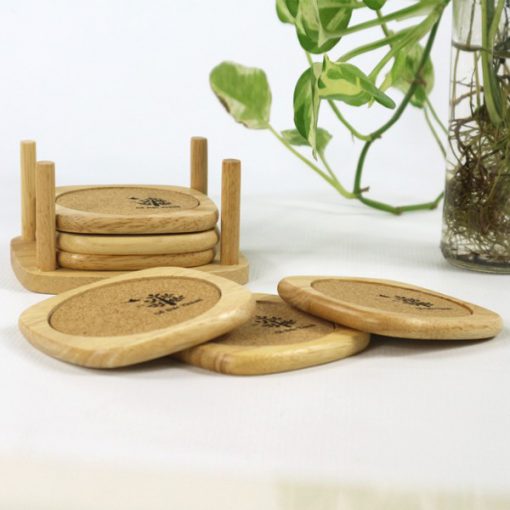 Bộ lót ly bầu bần, bộ 6 cái - Hình ảnh 4