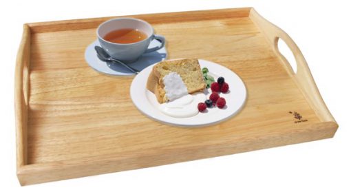 Khay đáy gỗ lớn - Gỗ cao su - Hình ảnh 3