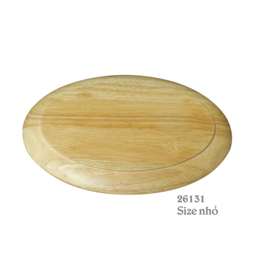 Đĩa gỗ oval - Cỡ nhỏ gỗ cao su - Hình ảnh 6