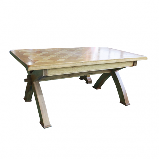 Bộ bàn ăn chữ X - Gỗ sồi màu tự nhiên - Hình ảnh 2