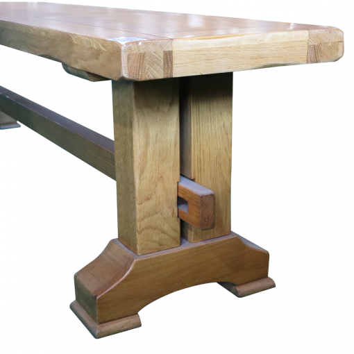 Bộ bàn ăn chữ X - Gỗ sồi màu tự nhiên - Hình ảnh 6