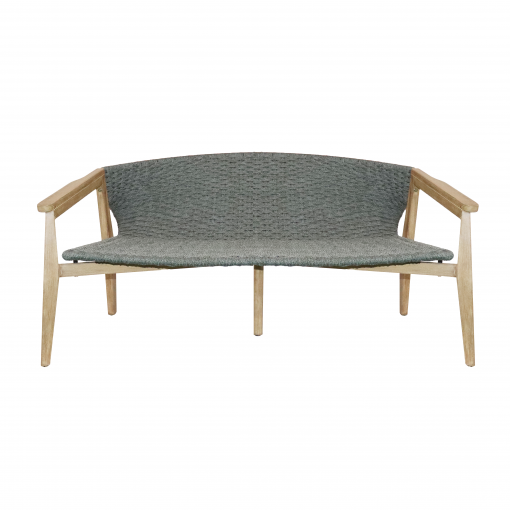 Ghế Đôi Sofa - Đan dây xám ghi
