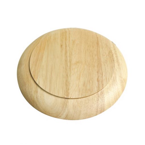 Dĩa gỗ D265 - Gỗ cao su - Hình ảnh 3