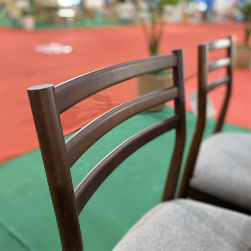 Bộ bàn ăn Bradding - Gỗ tần bì màu óc chó sẫm - Hình ảnh 6