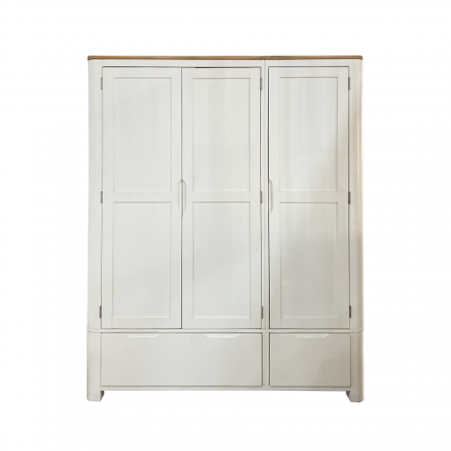 Tủ quần áo Hove - Gỗ Teak màu trắng
