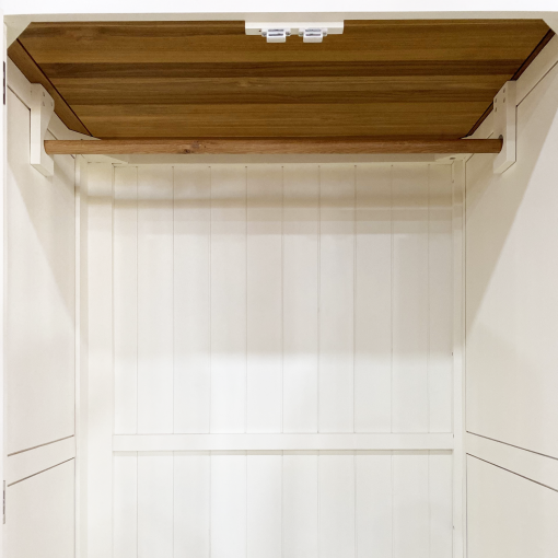 Tủ quần áo Hove - Gỗ Teak màu trắng - Hình ảnh 3