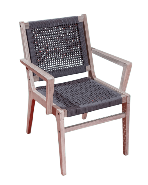 Bộ bàn ghế outdoor Ove 4 ghế có tay vịn - Hình ảnh 4