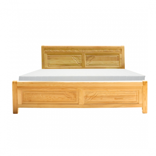 Giường 1.6 LBN - Gỗ tần bì màu tự nhiên